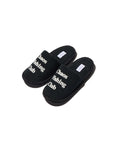Chaos Fishing Club Logo Room Shoes BLACK