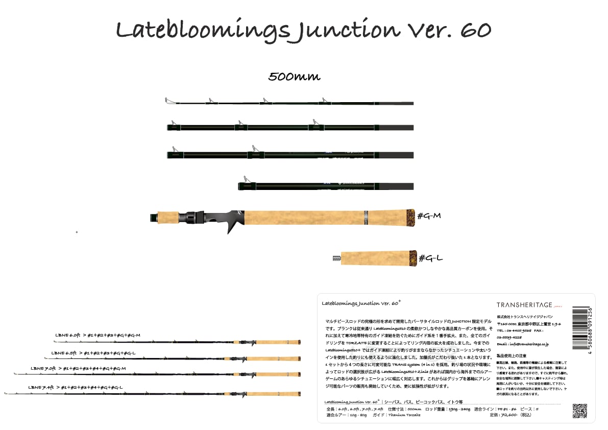 JUNCTION×TRANSCENDENCE ”LateBloomings Junction Ver.60＋