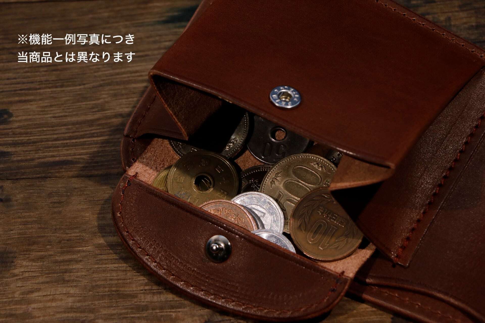 Italian Leather Half Wallet