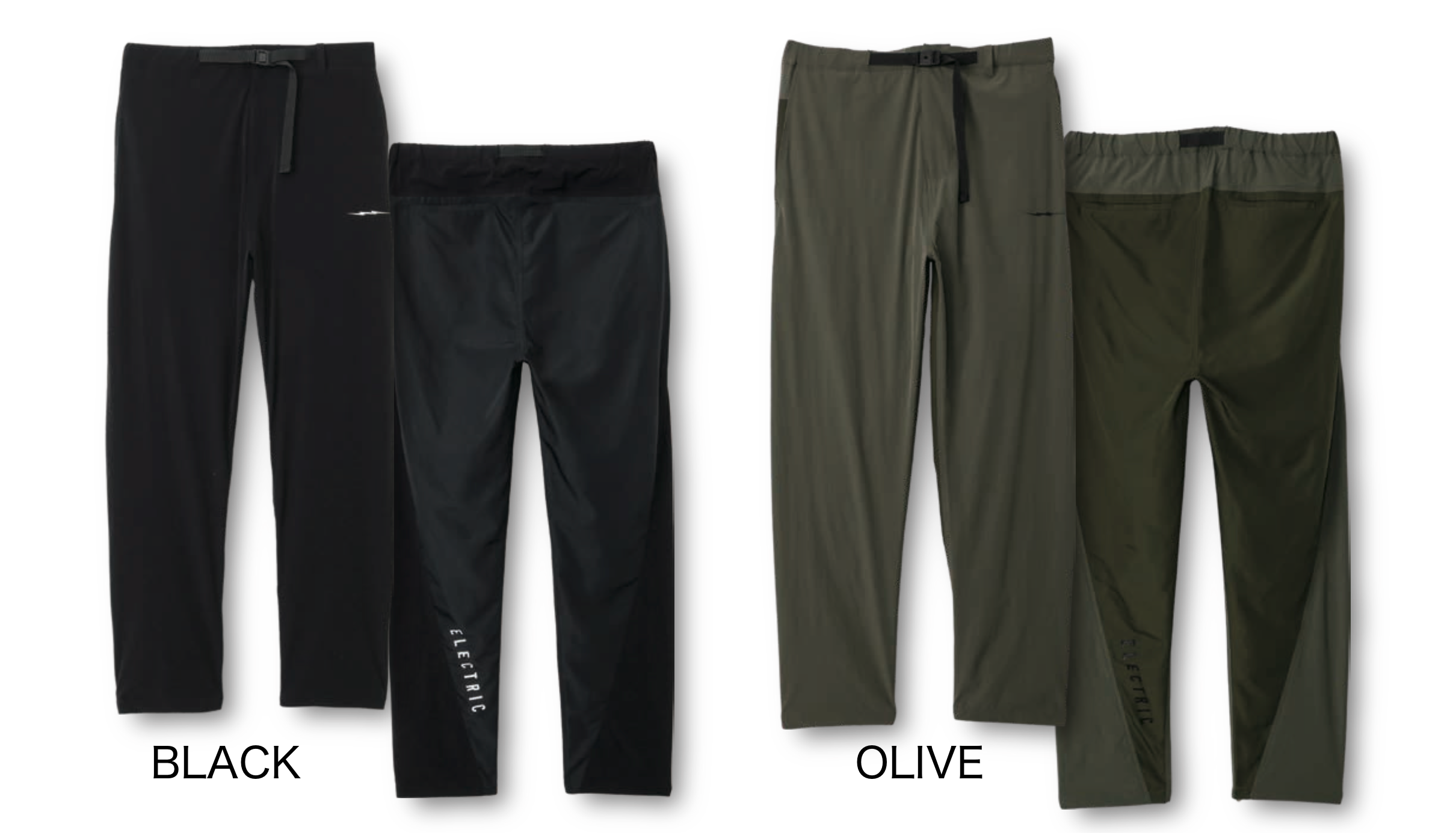 ELECTRIC NYLON STRETCH PANTS