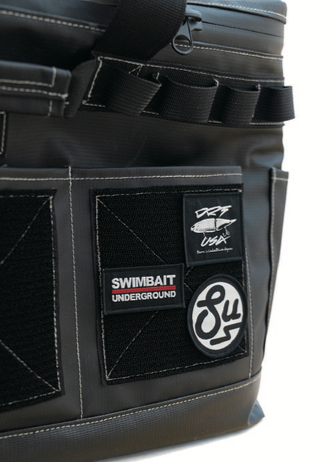 CUSTOM LOGO WAPPEN SWIMBAIT UNDERGROUND Circle Logo #BLACK