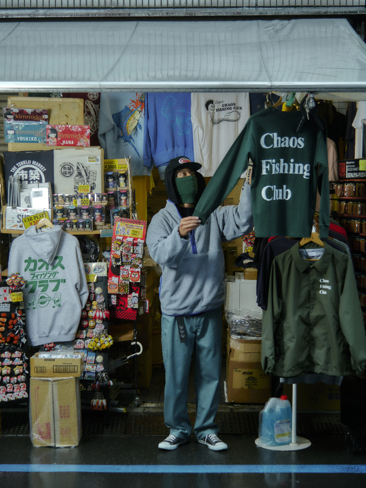 Chaos Fishing Club　Logo T-Shirt L/S