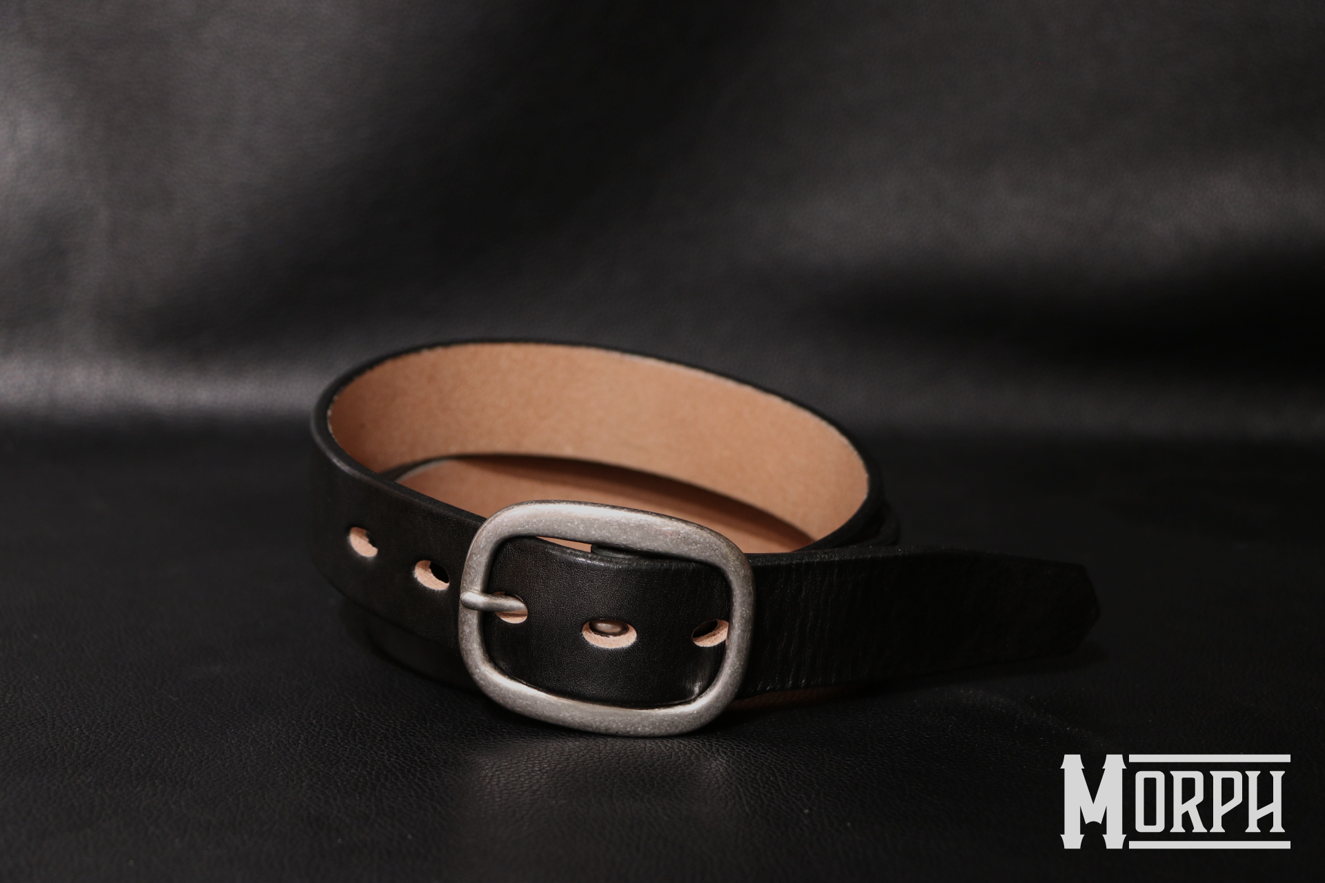 MORPH LEATHER GARRISON BENDS BELT
