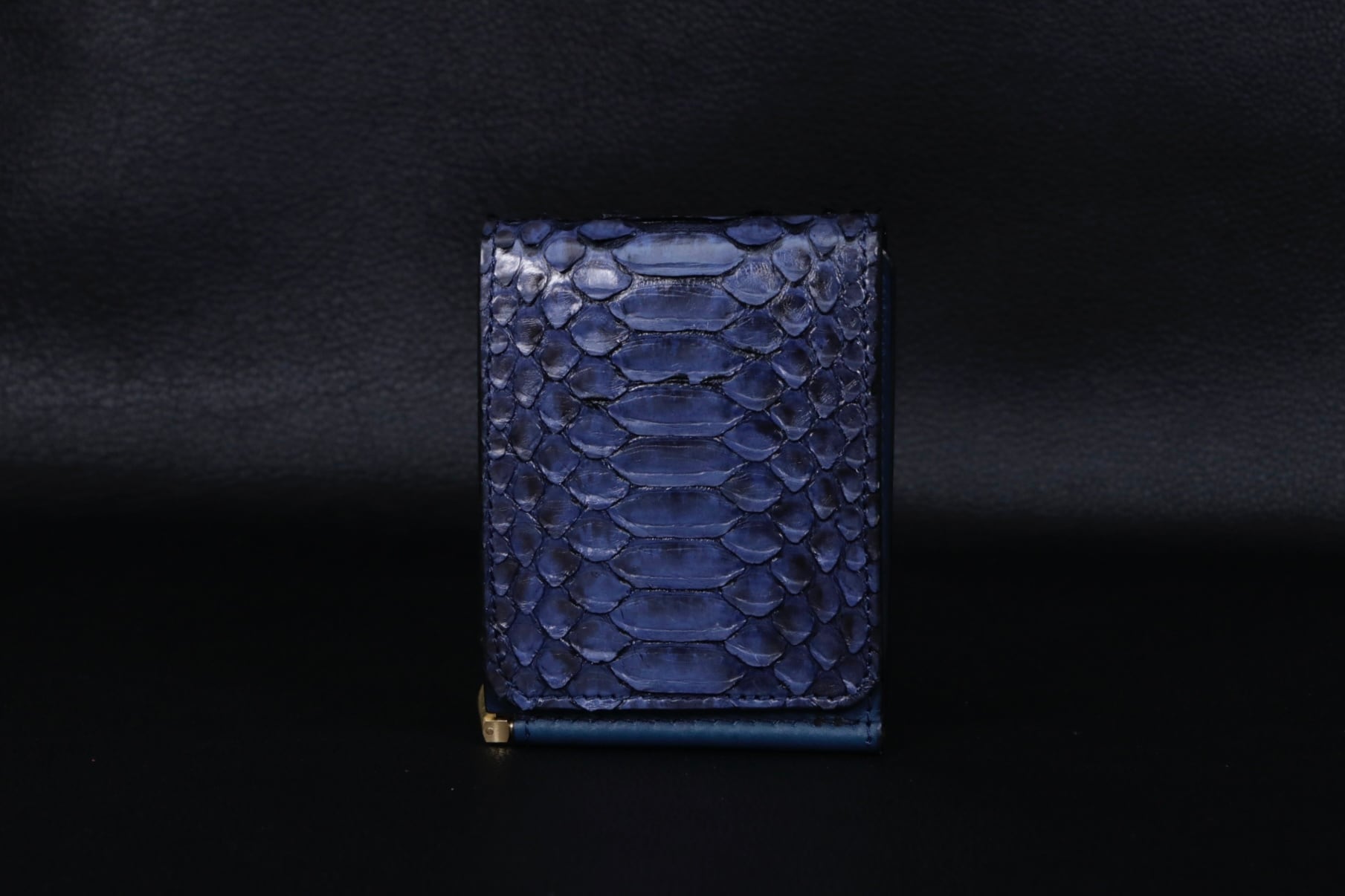 Python Leather × Italian Leather  Money Clip 01