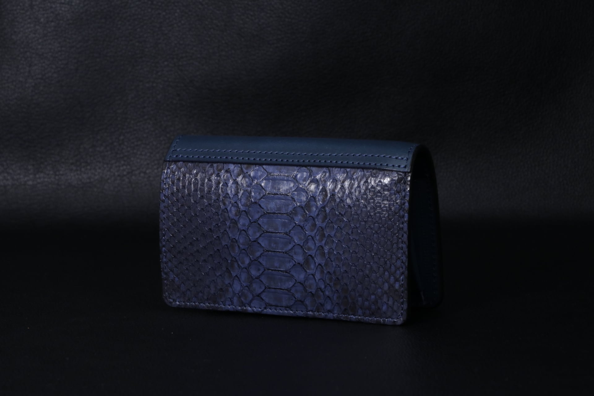 Python Leather × Italian Leather  Middle Wallet 02