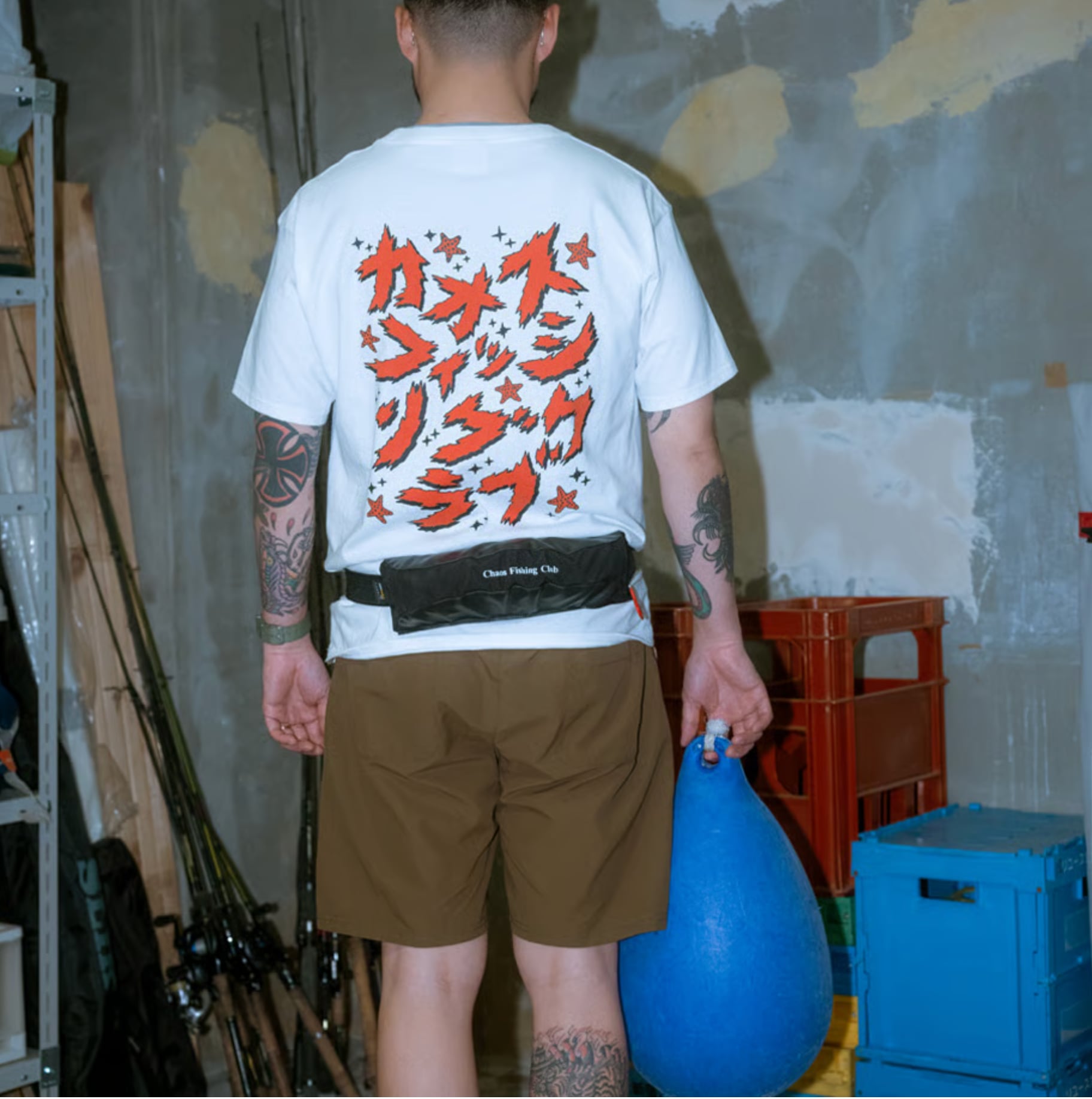 Chaos Fishing Club カタカナ T-Shirt S/S