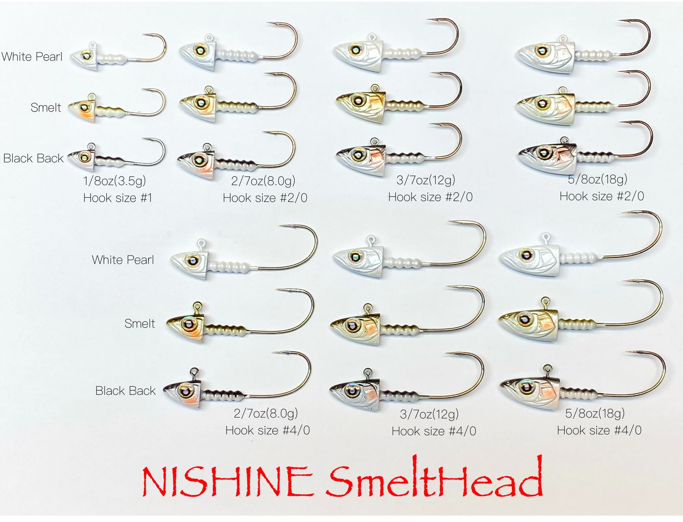 NISHINE LURE WORKS SMELTHEAD 5/8oz