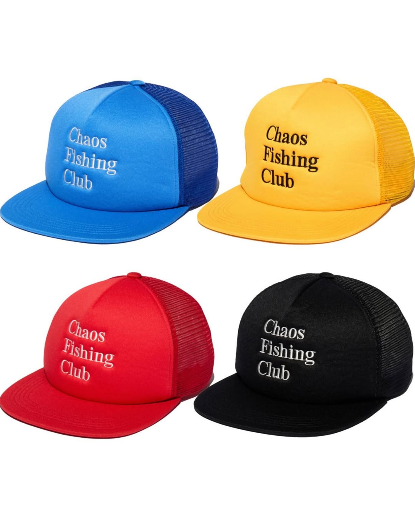 Chaos Fishing Club Logo Mesh Cap