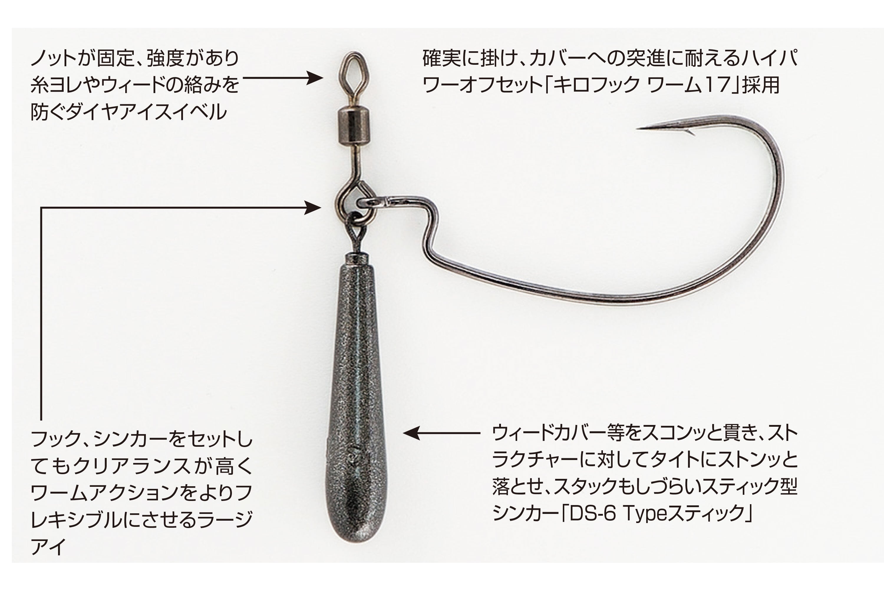 DECOY ゼロダン　ワーム217 7g