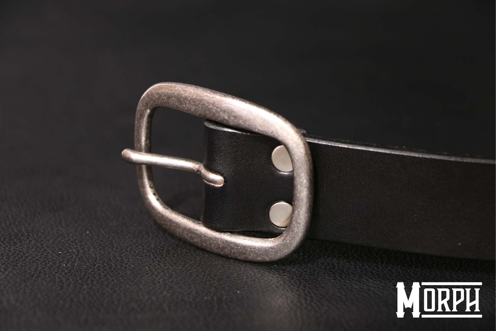 MORPH LEATHER GARRISON BENDS BELT