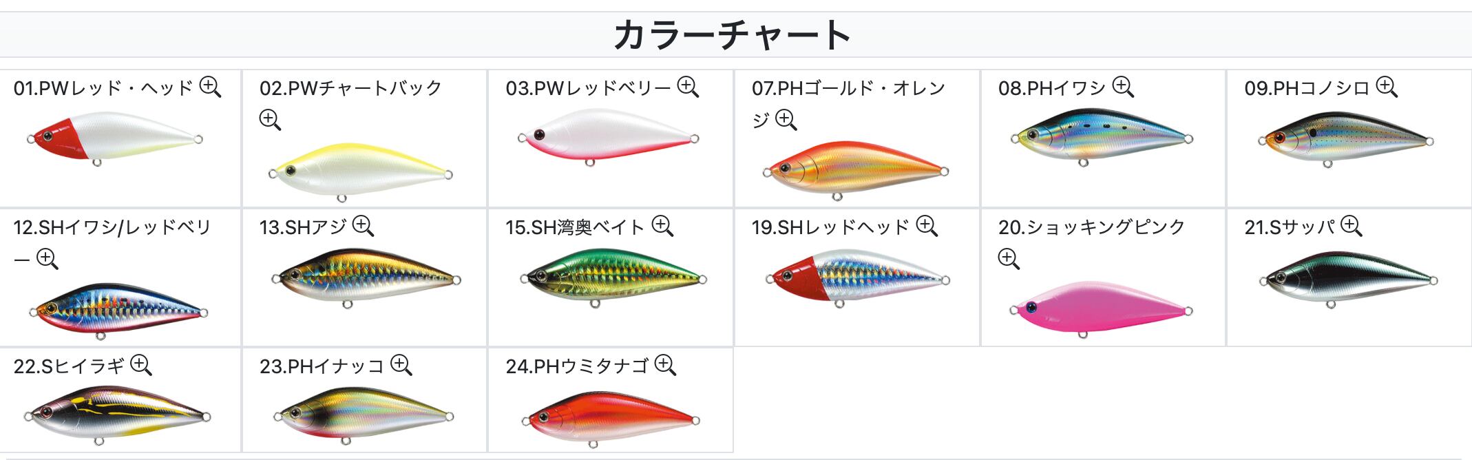 Tackle House　Sinking Shad 23G