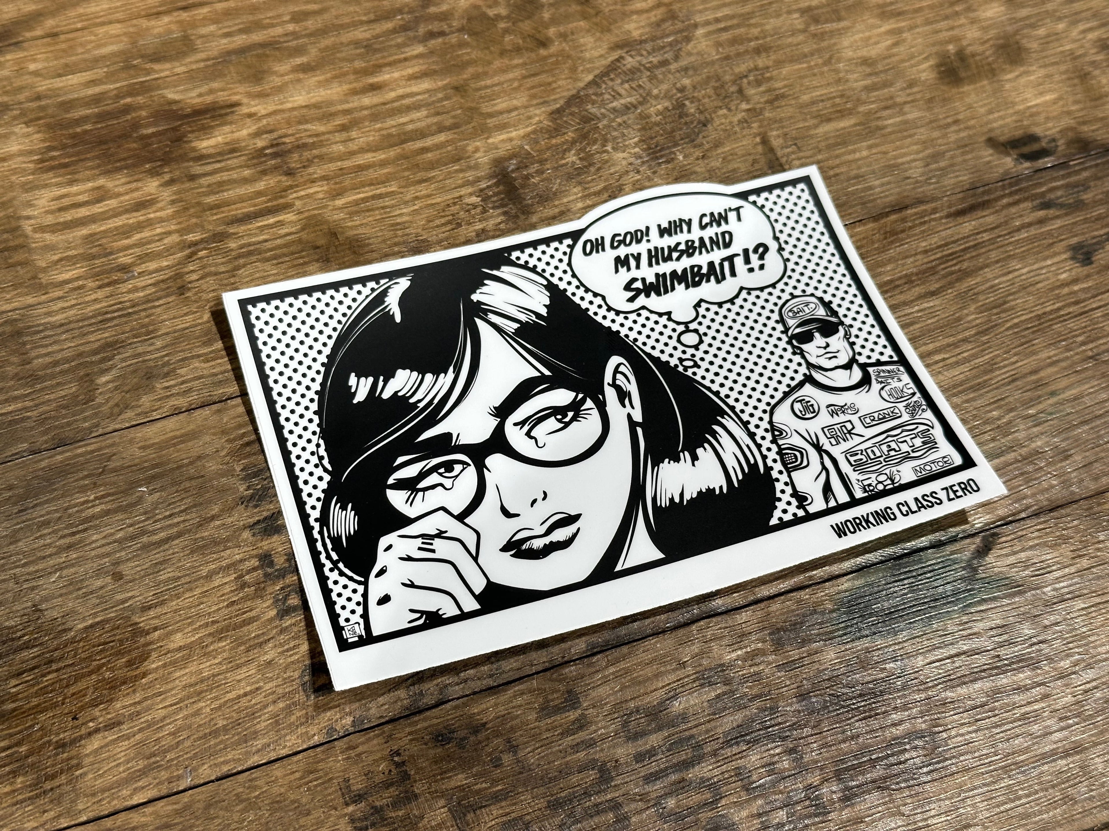 WORKING CLASS ZERO/Husband Sticker