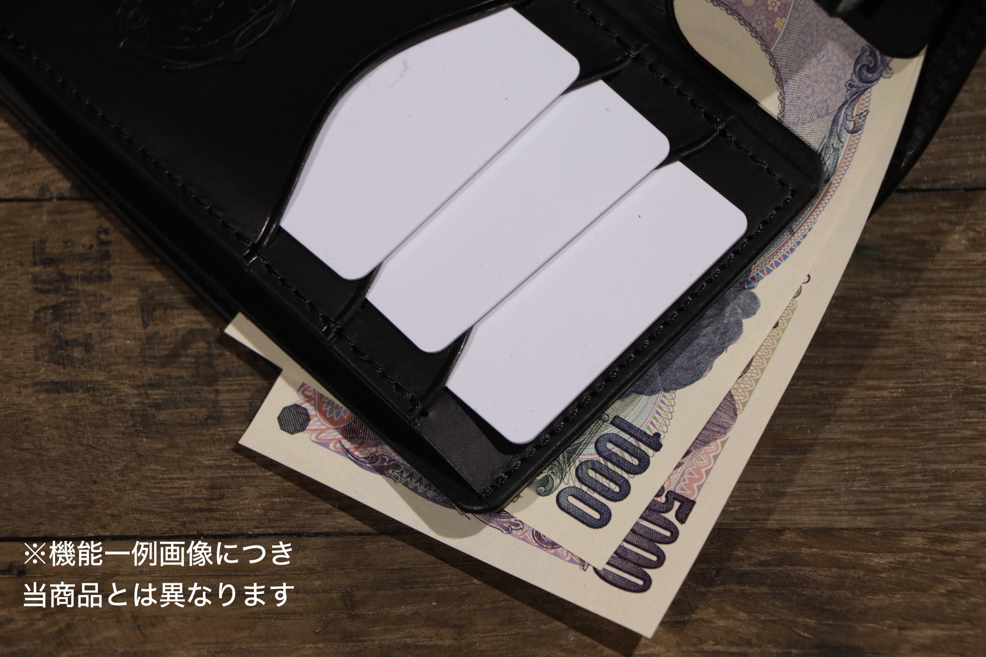 Python Leather × Italian Leather  Middle Wallet 02