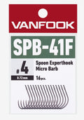 VANFOOK SPB-41F Spoon Experthook Medium Heavy Micro Barb Fusso