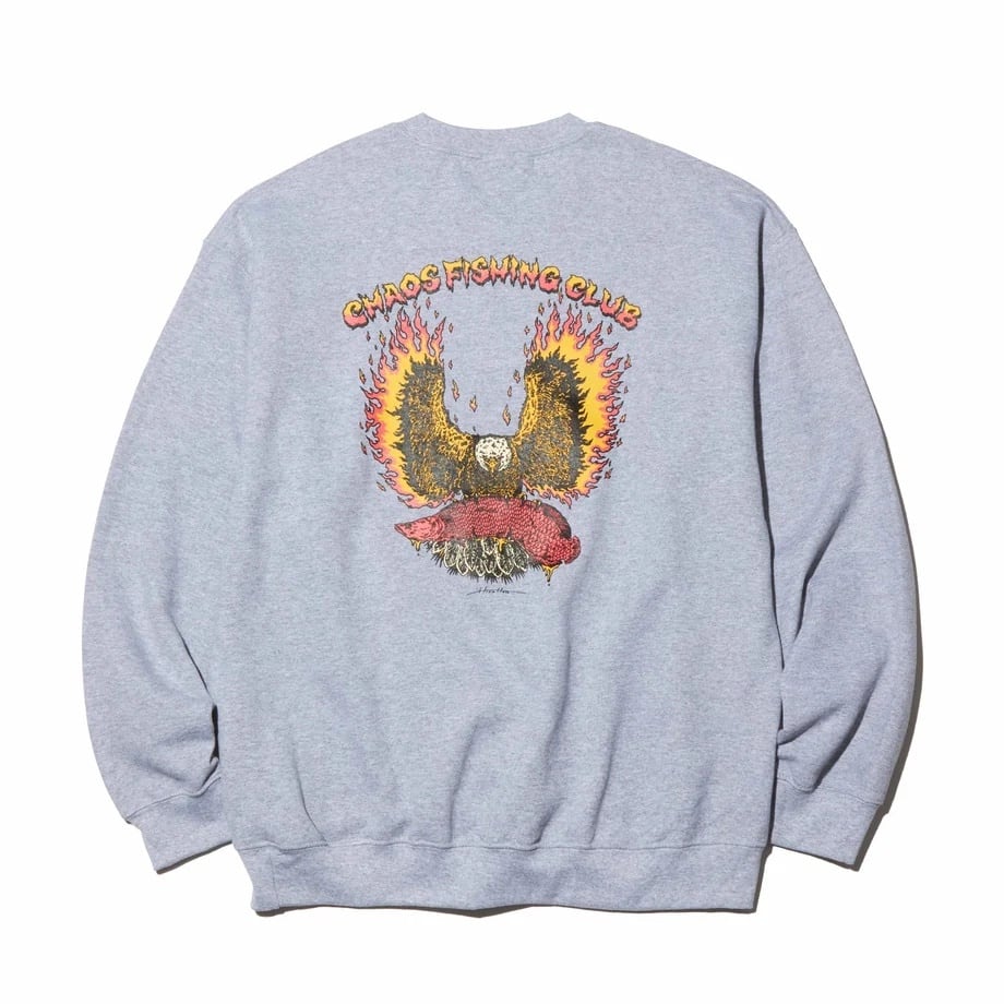 Chaos Fishing Club EVIL FLAME CREW NECK L/S