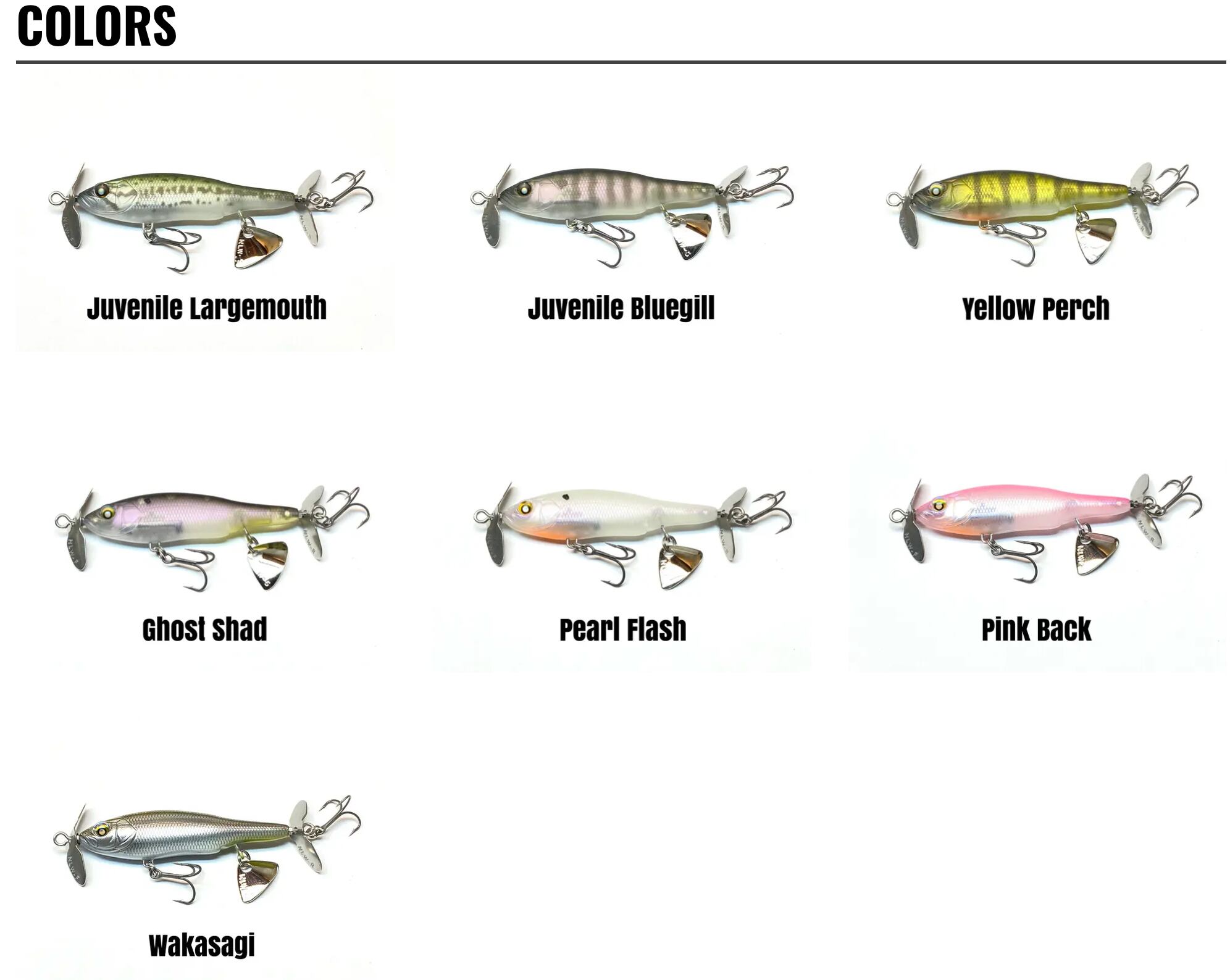 NISHINE LURE WORKS BABY ABINO 70S