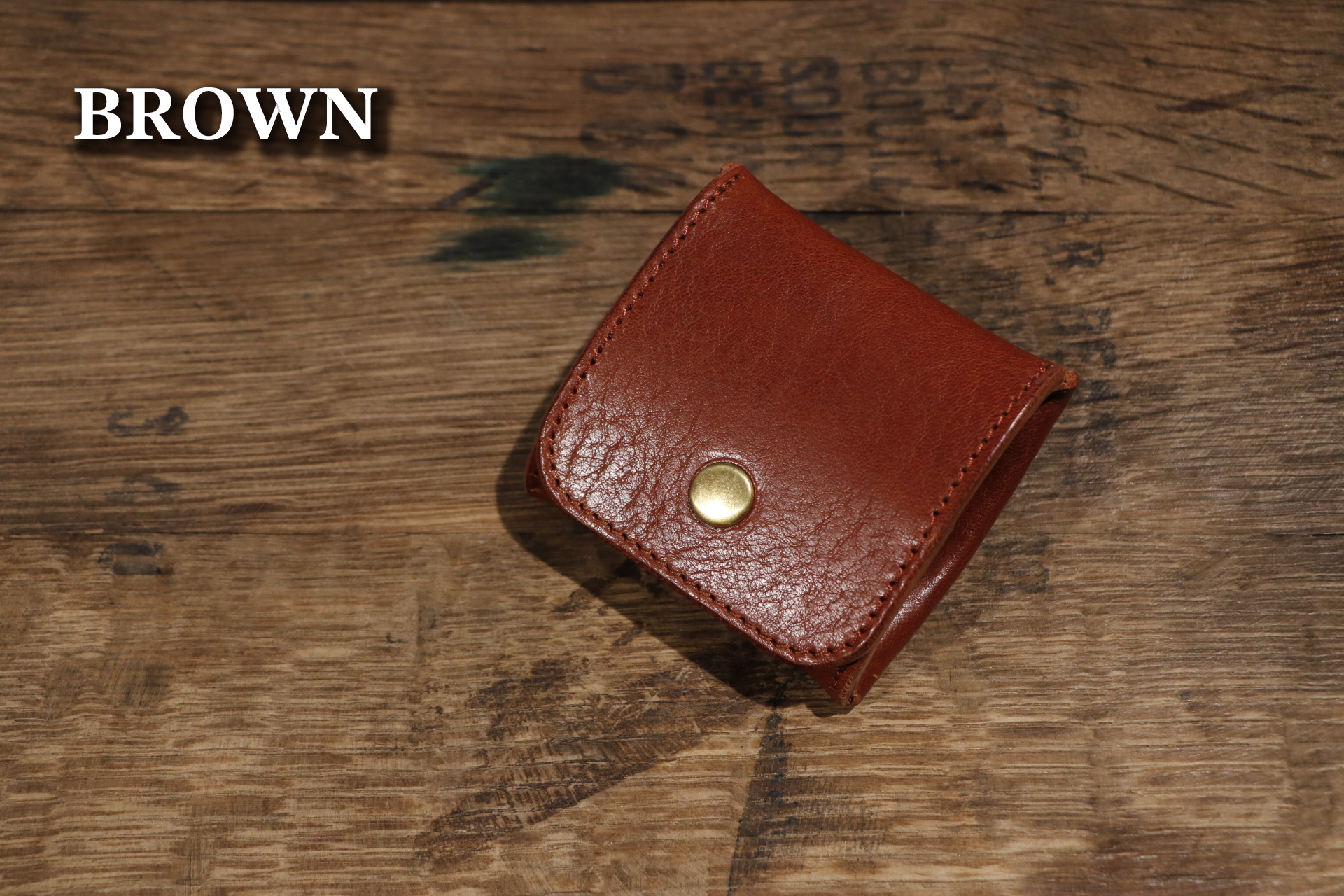 ITALIAN LEATHER COIN CASE