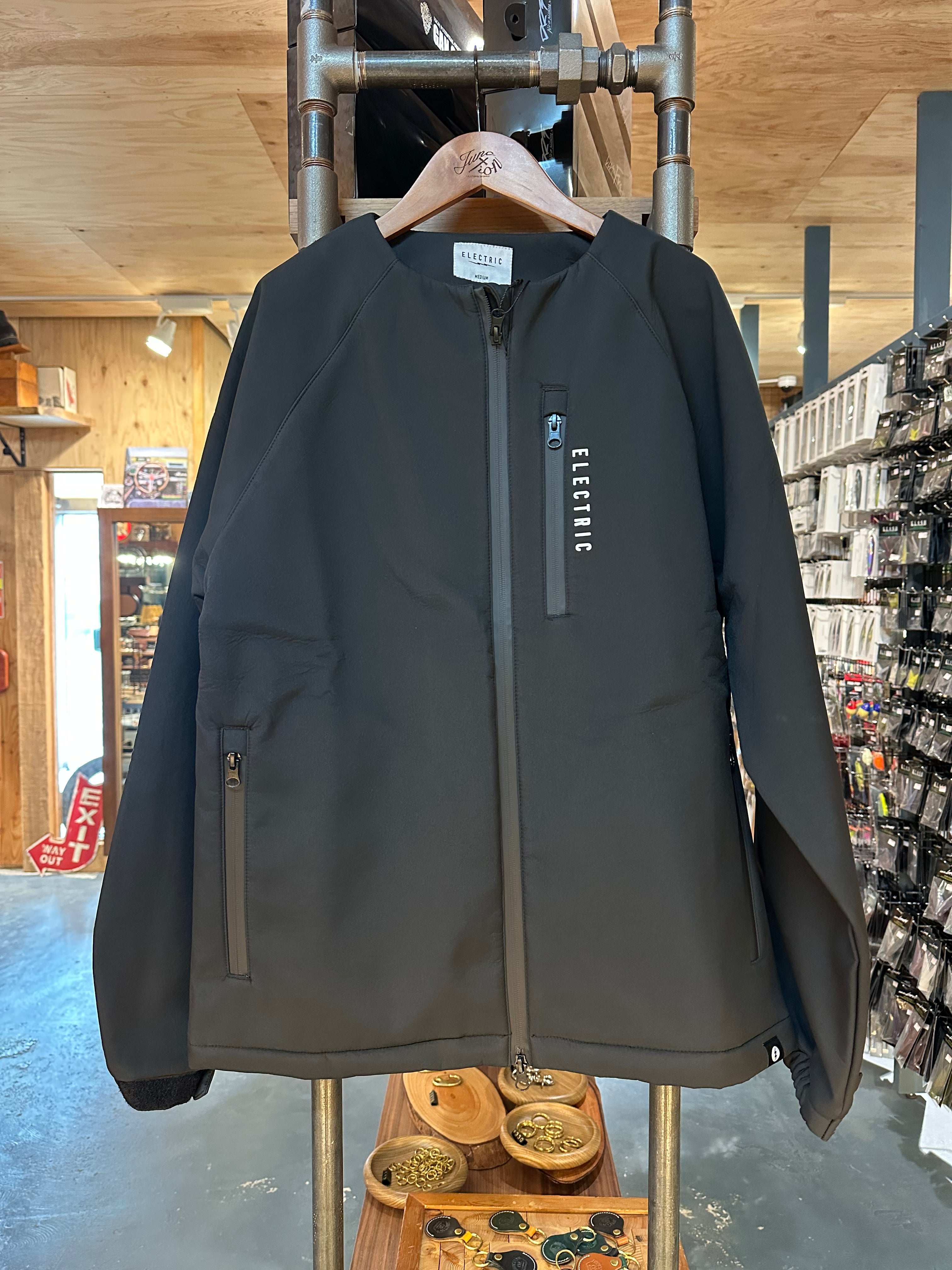 ELECTRIC VERTICAL LOGO WATER REPELENT TECH JACKET