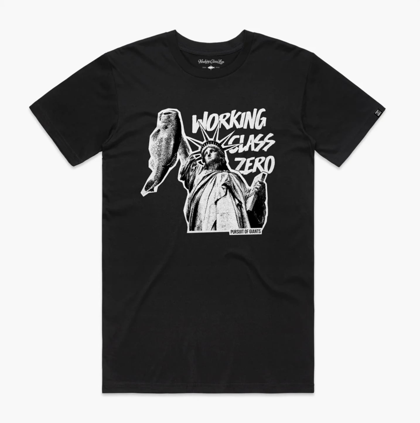 Working Class Zero Liberty Bass Tee(BLACK)