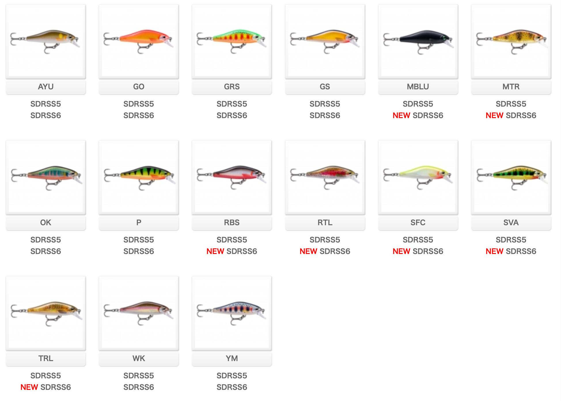 RAPALA Shadow RAP Solid Shad 5
