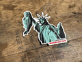 WORKING CLASS ZERO/ LIBERTY BASS STICKER