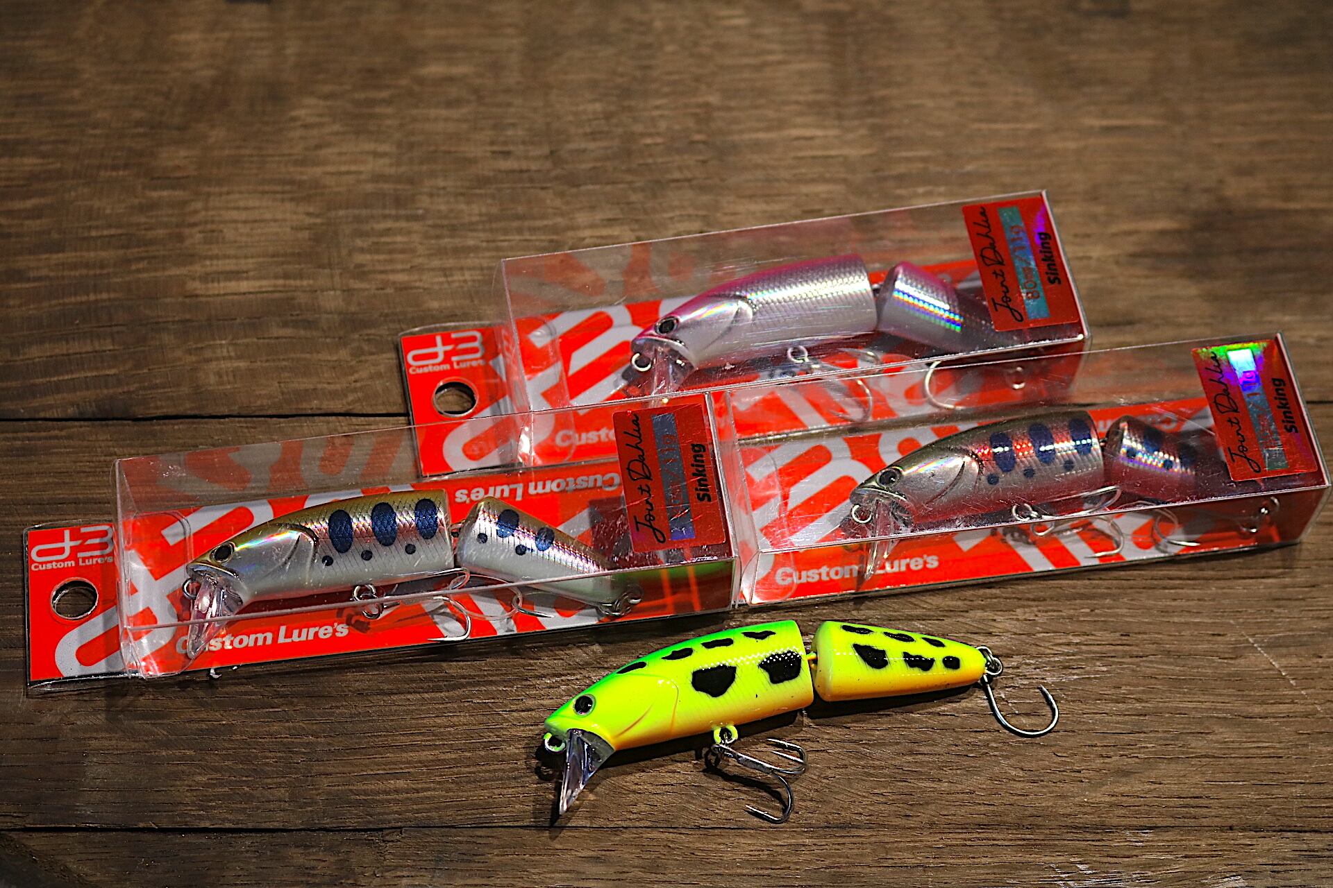 D3 custom lures Joint Dalia 80s