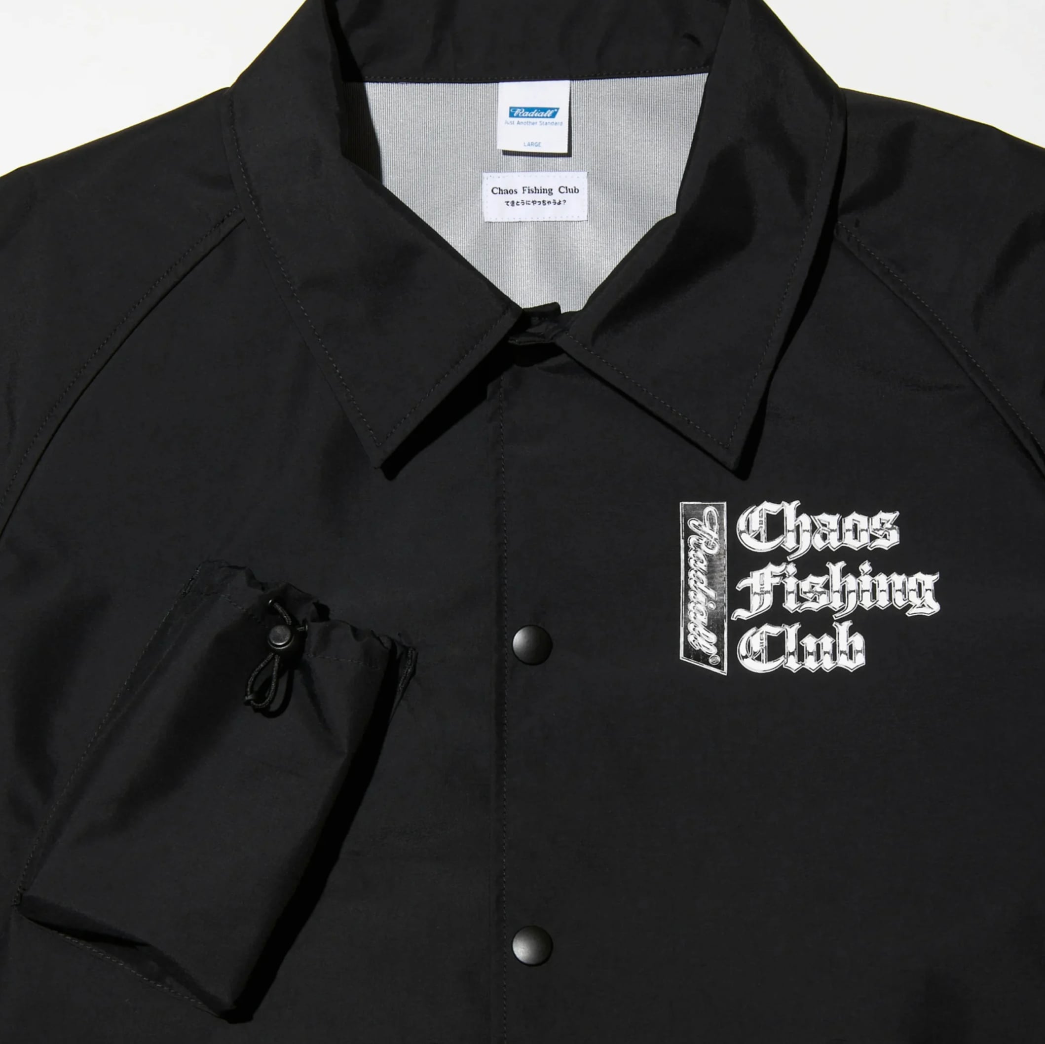 Chaos Fishing Club CHROME LETTERS - WINDBREAKER JACKET