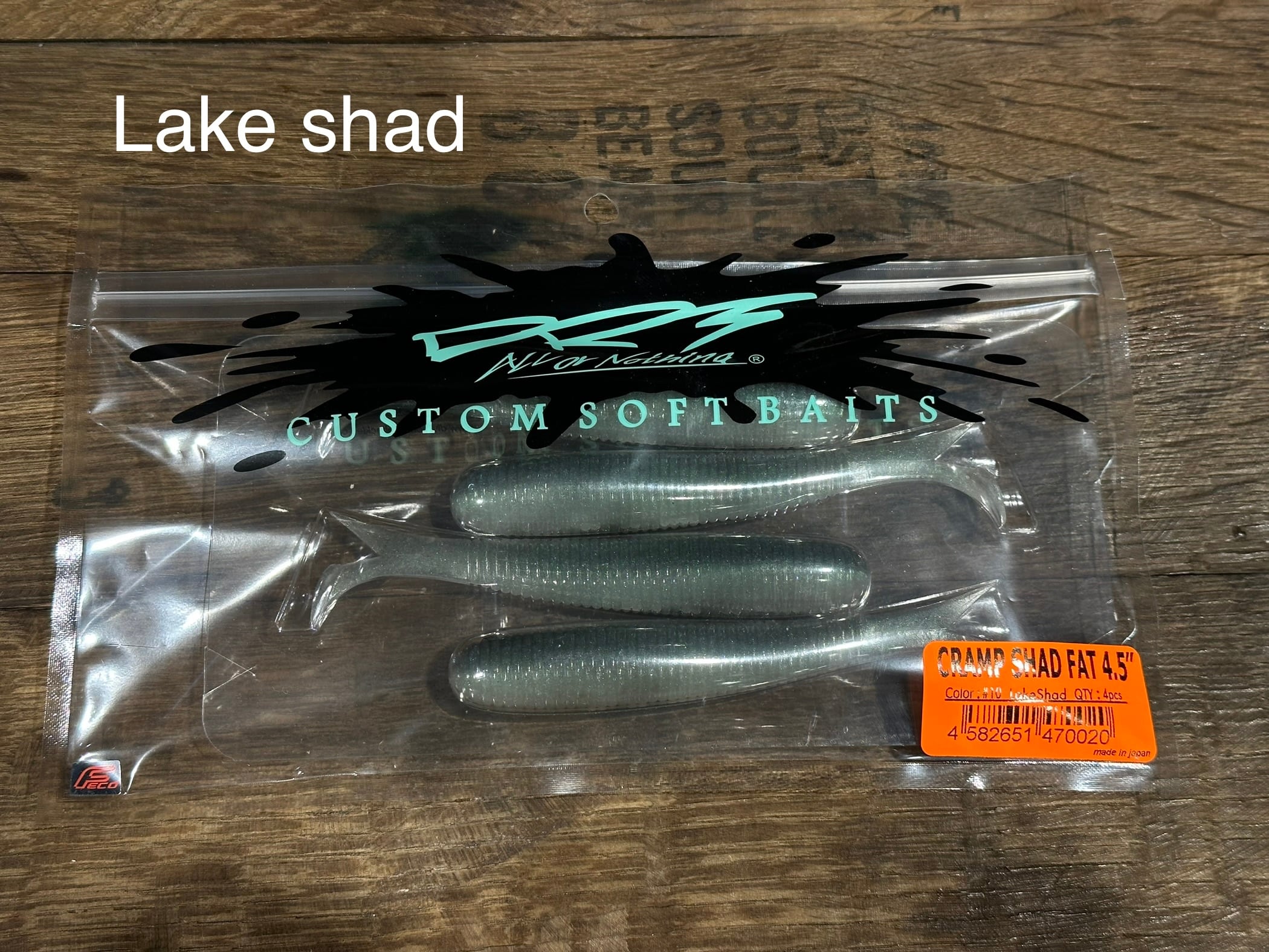 DRT/CRAMP SHAD FAT 4.5