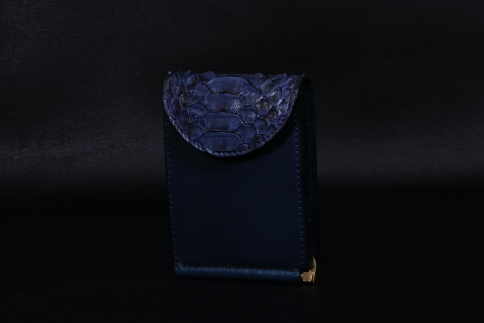 Python Leather × Italian Leather  Money Clip 01