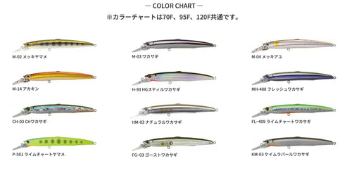 Bassday　Suger　Minnow slim 95F