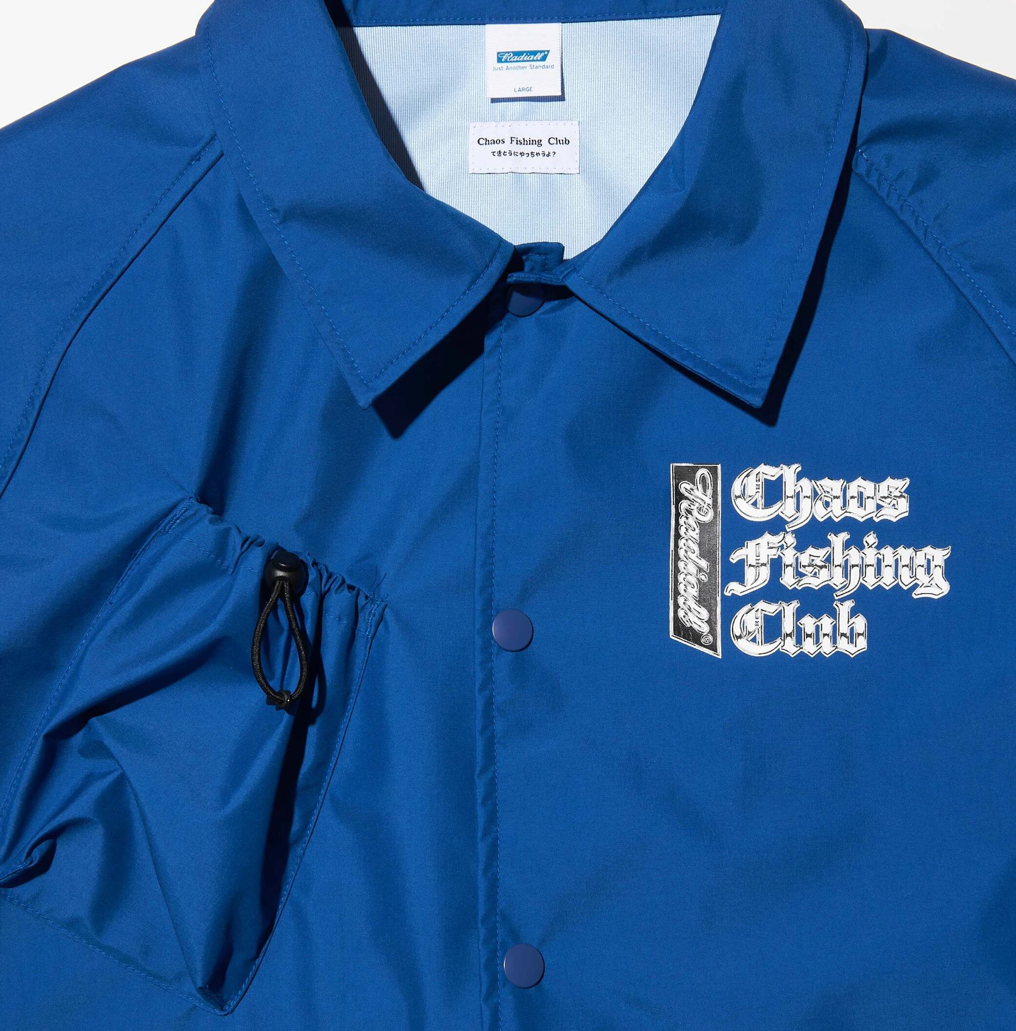 Chaos Fishing Club CHROME LETTERS - WINDBREAKER JACKET