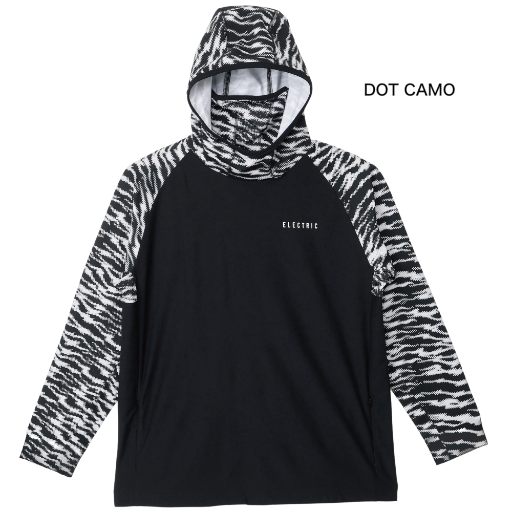 ELECTRIC CAMO DRY RAGLAN HOOD