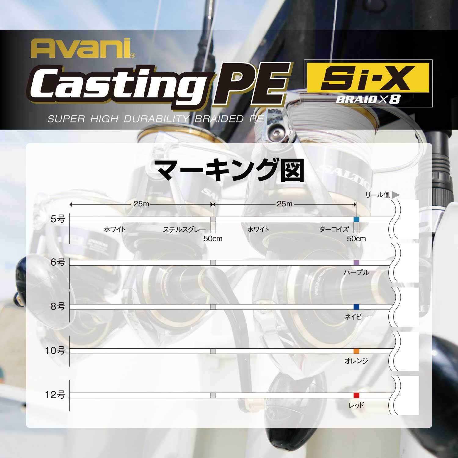 VARIVAS アバニ キャスティングPE Si-X X8