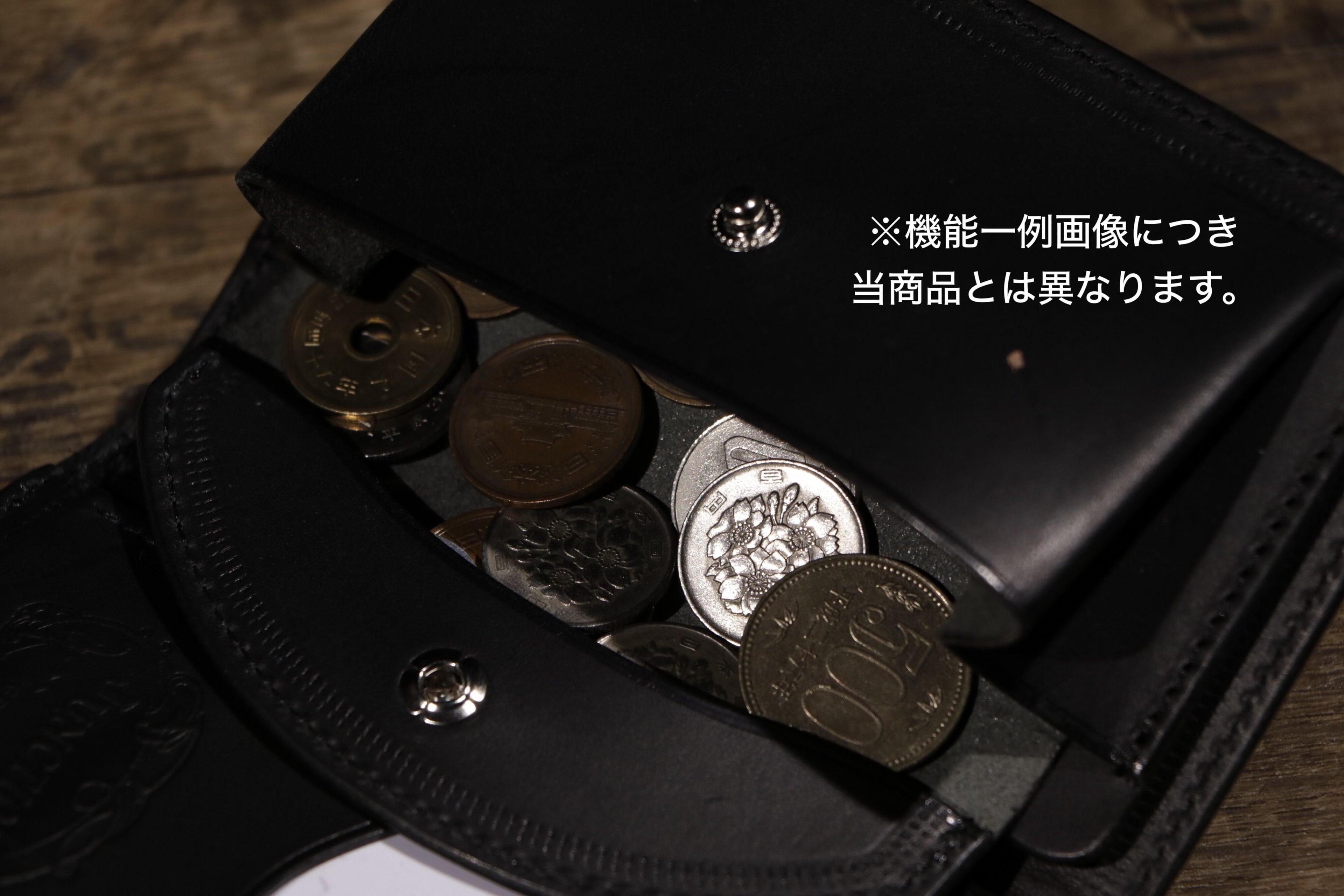 Python Leather × Italian Leather  Middle Wallet 02