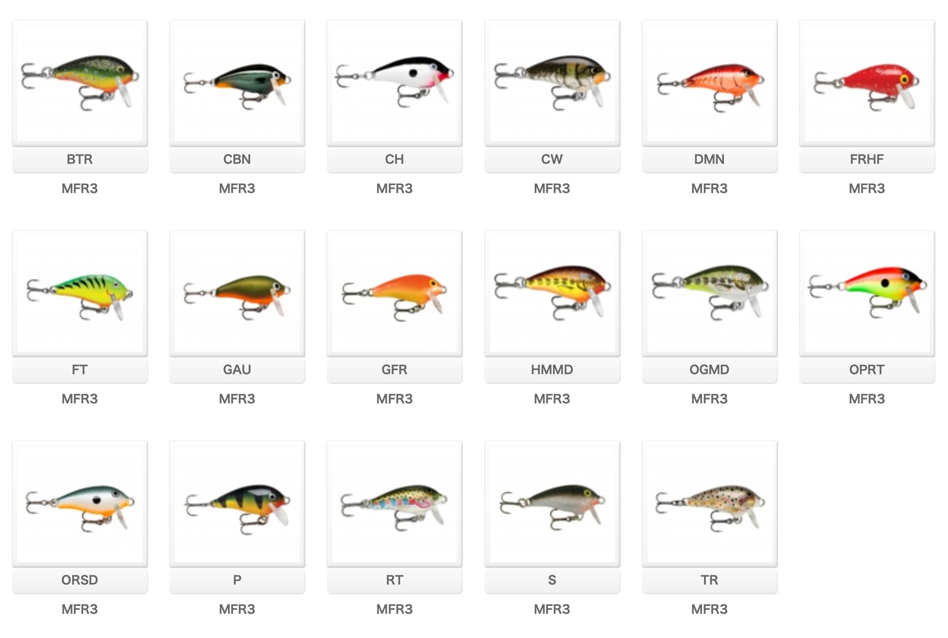RAPALA Mini Fat RAP